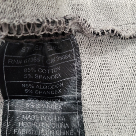 Charcoal Gray Open Front Soft Denim Moto Jacket Size Small - Picture 4 of 4